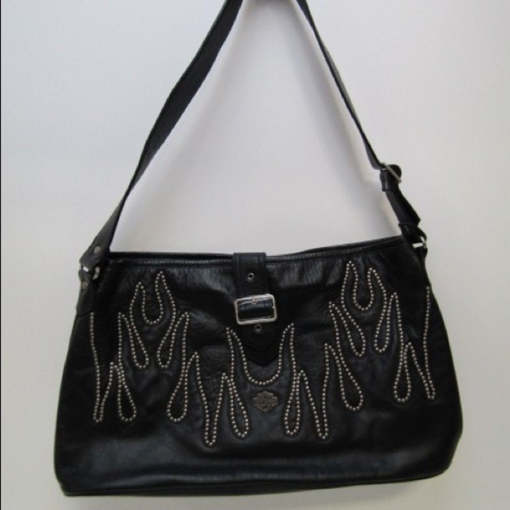 Vintage Harley Davidson Genuine Leather Handbag